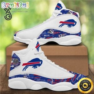 NFL Buffalo Bills White Air Jordan 13 Shoes