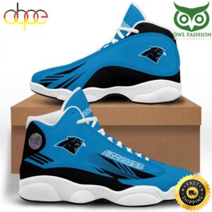 NFL Carolina Panthers Blue Black Air Jordan 13 Shoes