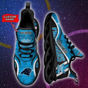 NFL Carolina Panthers Max Soul Sneaker Adidas Custom Name 35M12