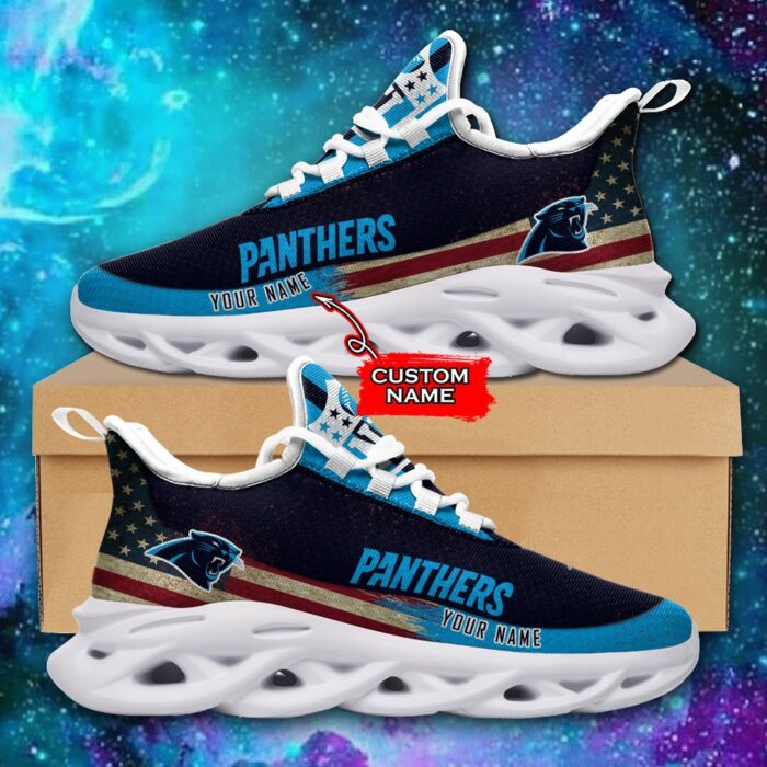 NFL Carolina Panthers Max Soul Sneaker Custom Name Pod 42 M1RTT