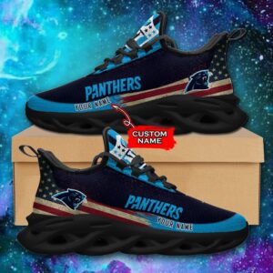 NFL Carolina Panthers Max Soul Sneaker Custom Name Pod 42 M1RTT