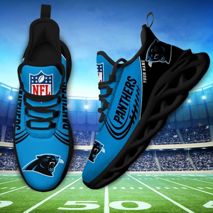 NFL Carolina Panthers Max Soul Sneaker Custom Name Ver 2