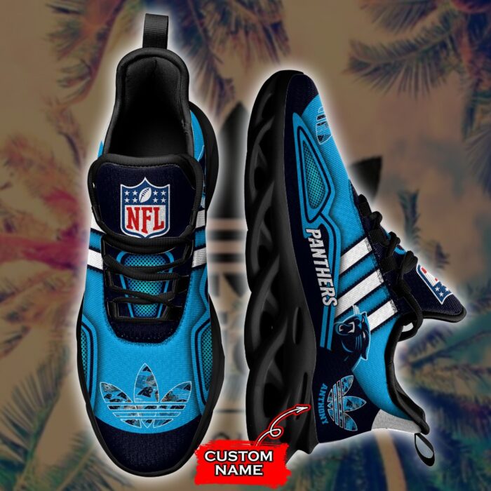 NFL Carolina Panthers Max Soul Sneaker Custom Name Ver 4