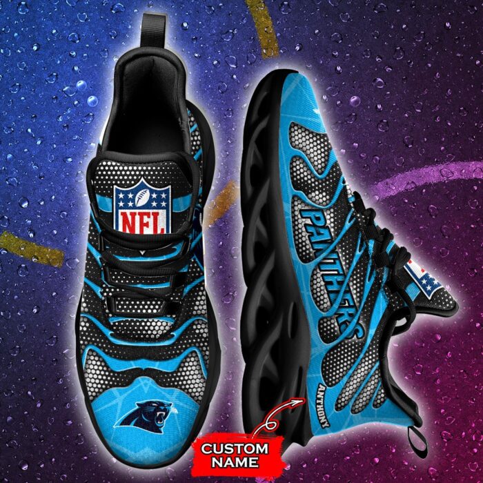 NFL Carolina Panthers Max Soul Sneaker Custom Name Ver 6