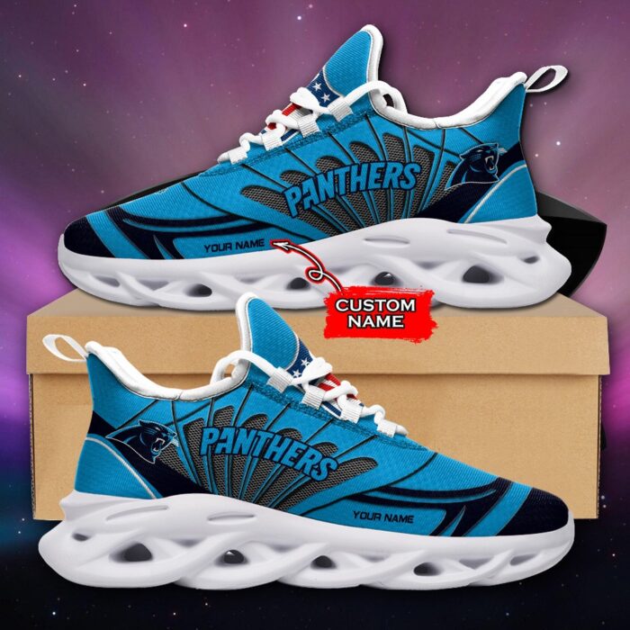 NFL Carolina Panthers Max Soul Sneaker Custom Name Ver 8