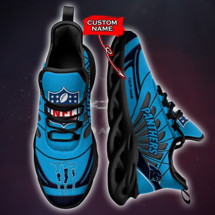 NFL Carolina Panthers Max Soul Sneaker Custom Name Ver 8