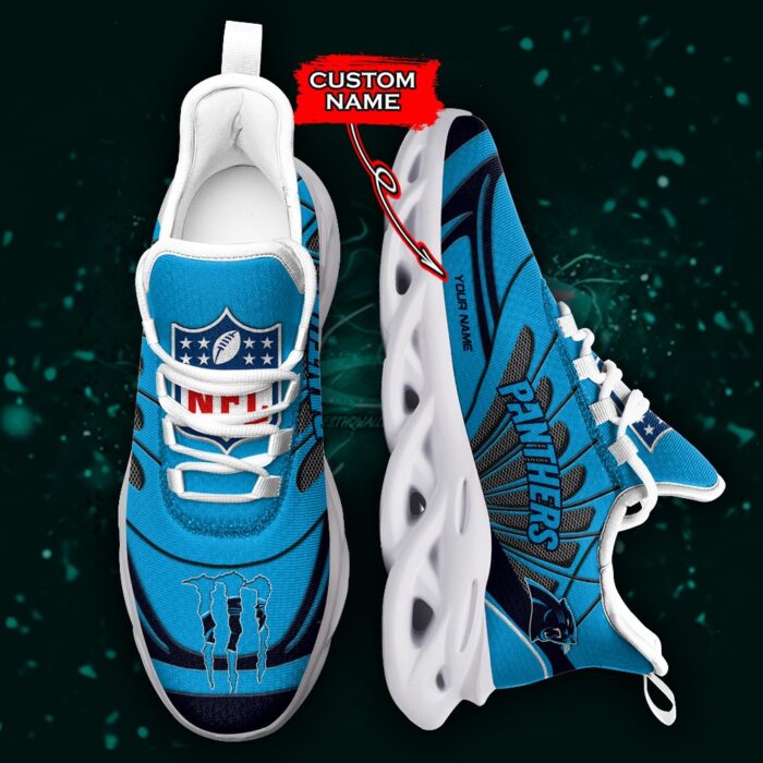 NFL Carolina Panthers Max Soul Sneaker Custom Name Ver 8