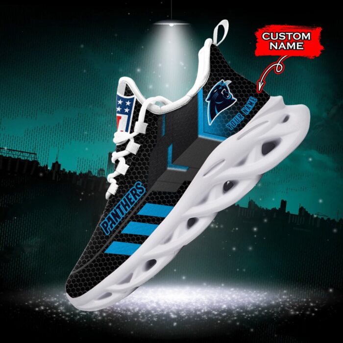 NFL Carolina Panthers Max Soul Sneaker Monster Custom Name 43M12