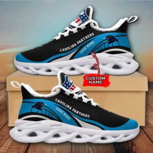 NFL Carolina Panthers Max Soul Sneaker Monster Custom Name Style 2