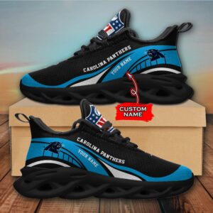 NFL Carolina Panthers Max Soul Sneaker Monster Custom Name Style 2