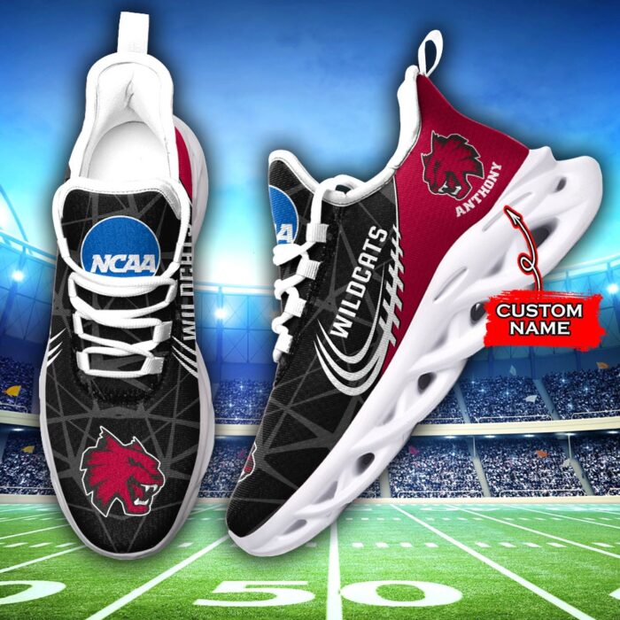 NFL Central Washington Wildcats Max Soul Sneaker Custom Name 56HTN2463