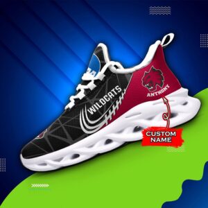 NFL Central Washington Wildcats Max Soul Sneaker Custom Name 56HTN2463