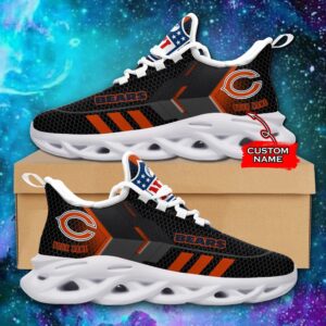 NFL Chicago Bears Max Soul Sneaker Custom Name 43M1