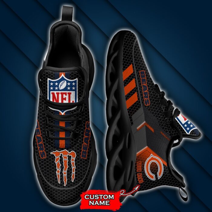 NFL Chicago Bears Max Soul Sneaker Custom Name 43M1