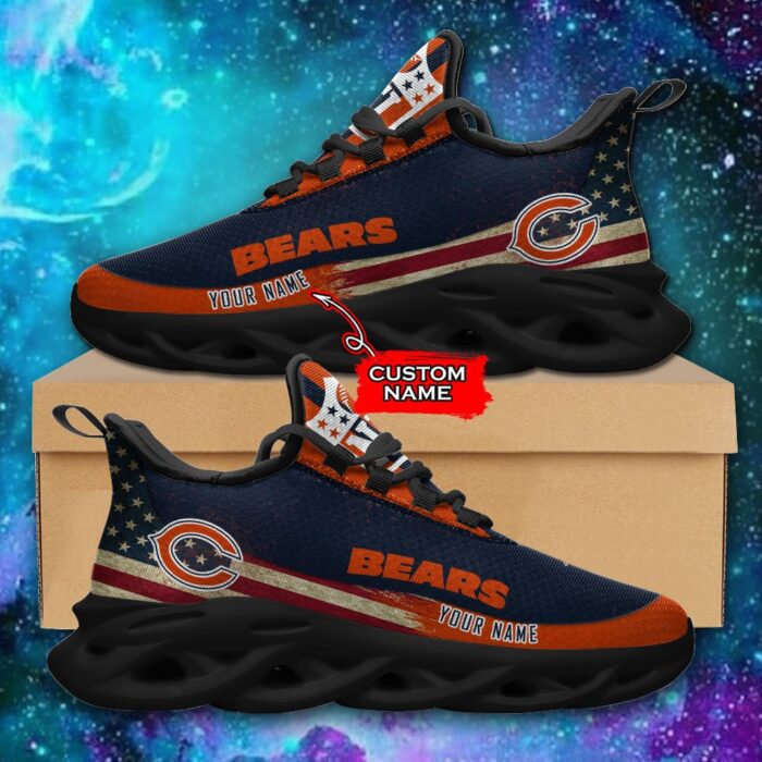 NFL Chicago Bears Max Soul Sneaker Custom Name Pod 42 M1RTT