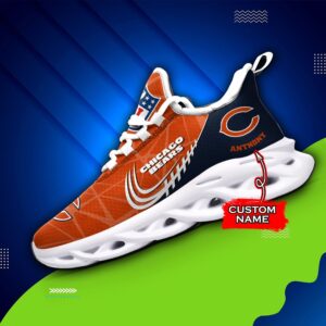 NFL Chicago Bears Max Soul Sneaker Custom Name Ver 3