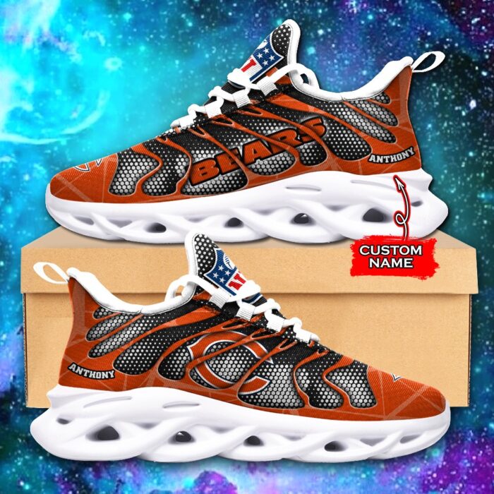 NFL Chicago Bears Max Soul Sneaker Custom Name Ver 6