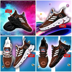 NFL Chicago Bears Max Soul Sneaker Custom Name Ver 7