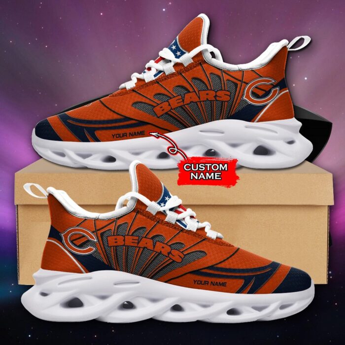 NFL Chicago Bears Max Soul Sneaker Custom Name Ver 8