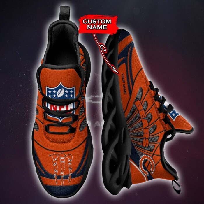 NFL Chicago Bears Max Soul Sneaker Custom Name Ver 8