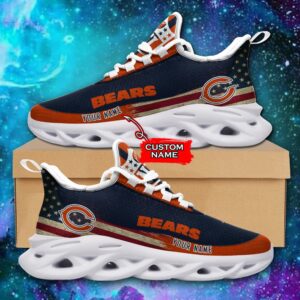 NFL Chicago Bears Max Soul Sneaker Monster Custom Name 42M12