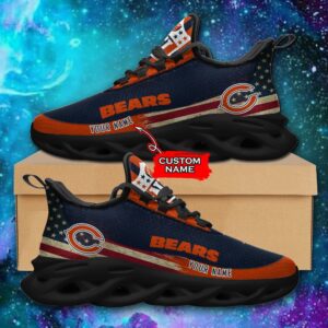 NFL Chicago Bears Max Soul Sneaker Monster Custom Name 42M12