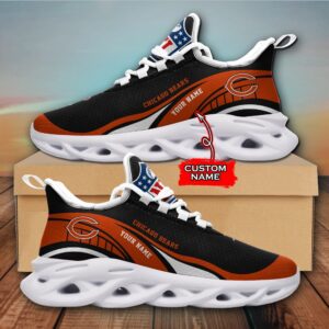 NFL Chicago Bears Max Soul Sneaker Monster Custom Name Style 2