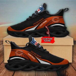 NFL Chicago Bears Max Soul Sneaker Monster Custom Name Style 2