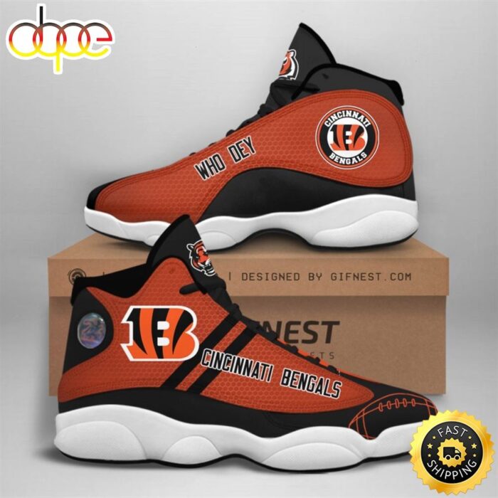 NFL Cincinnati Bengals Air Jordan 13 Shoes