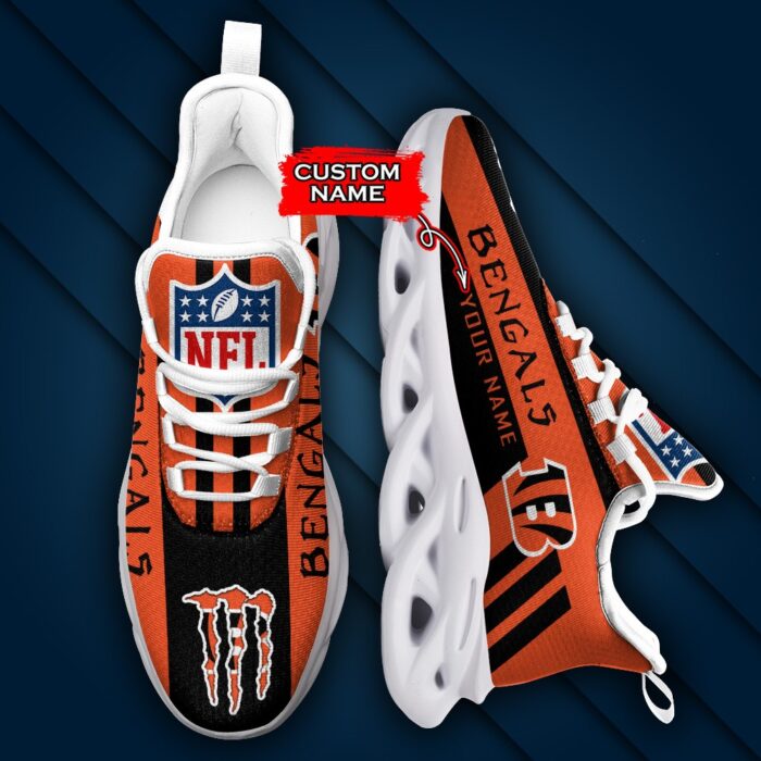 NFL Cincinnati Bengals Max Soul Sneaker Custom Name 40M12