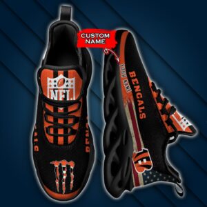 NFL Cincinnati Bengals Max Soul Sneaker Custom Name Pod 42 M1RTT