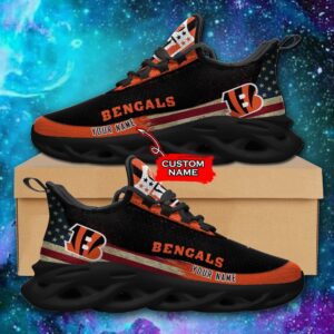 NFL Cincinnati Bengals Max Soul Sneaker Custom Name Pod 42 M1RTT