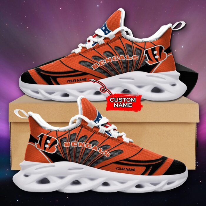 NFL Cincinnati Bengals Max Soul Sneaker Custom Name Ver 8