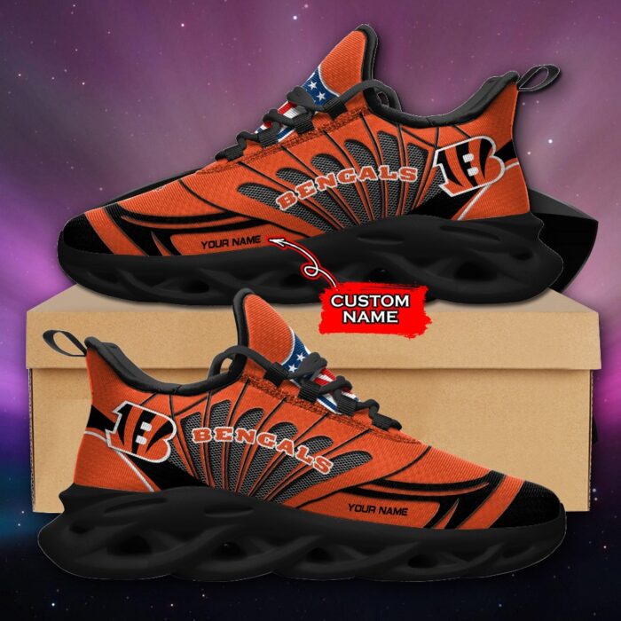 NFL Cincinnati Bengals Max Soul Sneaker Custom Name Ver 8