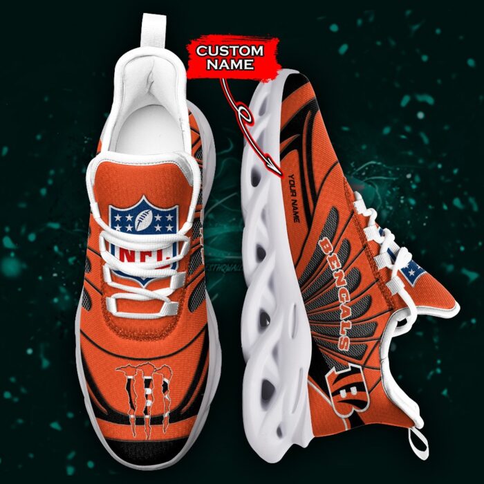 NFL Cincinnati Bengals Max Soul Sneaker Custom Name Ver 8