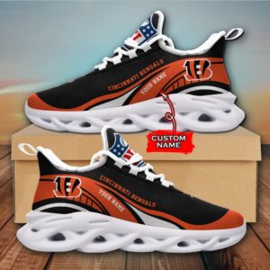 NFL Cincinnati Bengals Max Soul Sneaker Monster Custom Name Style 2