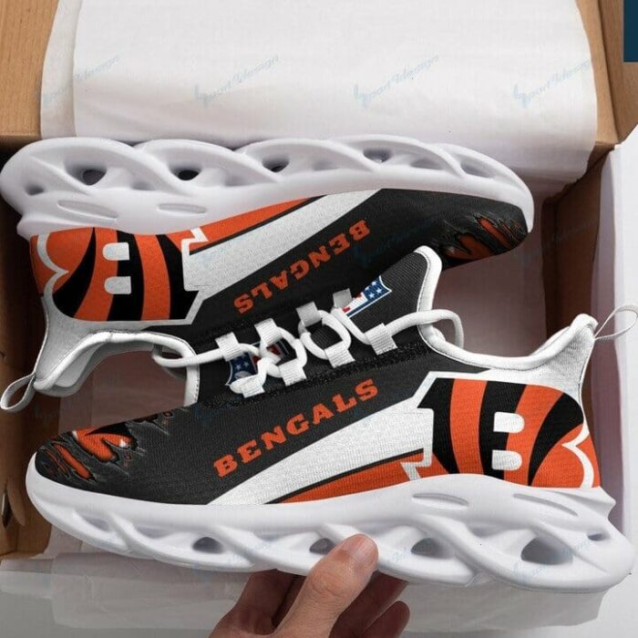 NFL Cincinnati Bengals Orange Black Max Soul Shoes