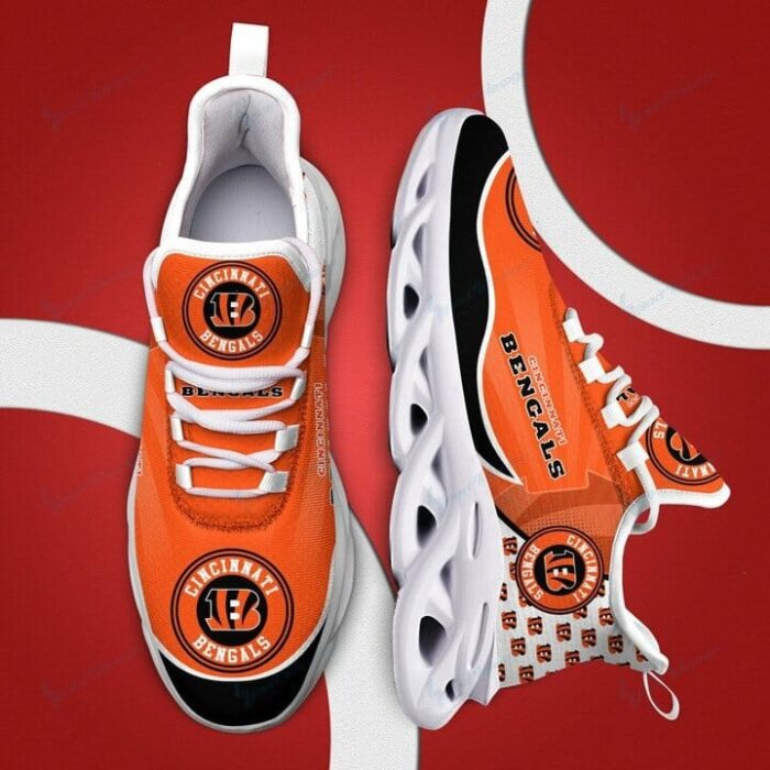 NFL Cincinnati Bengals Orange Max Soul Shoes