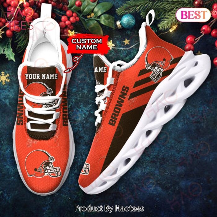 NFL Cleveland Browns Max Soul Sneaker Custom Name