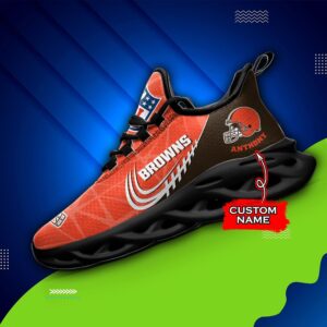 NFL Cleveland Browns Max Soul Sneaker Custom Name Ver 3