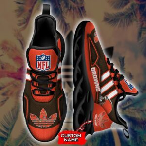 NFL Cleveland Browns Max Soul Sneaker Custom Name Ver 4