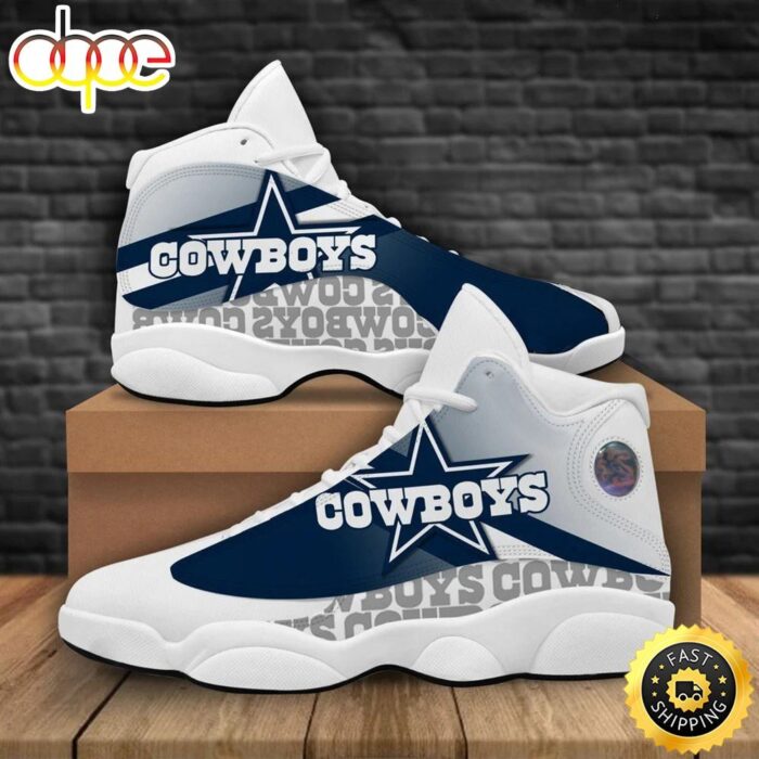 NFL Dallas Cowboys Air Jordan 13 Shoes V2