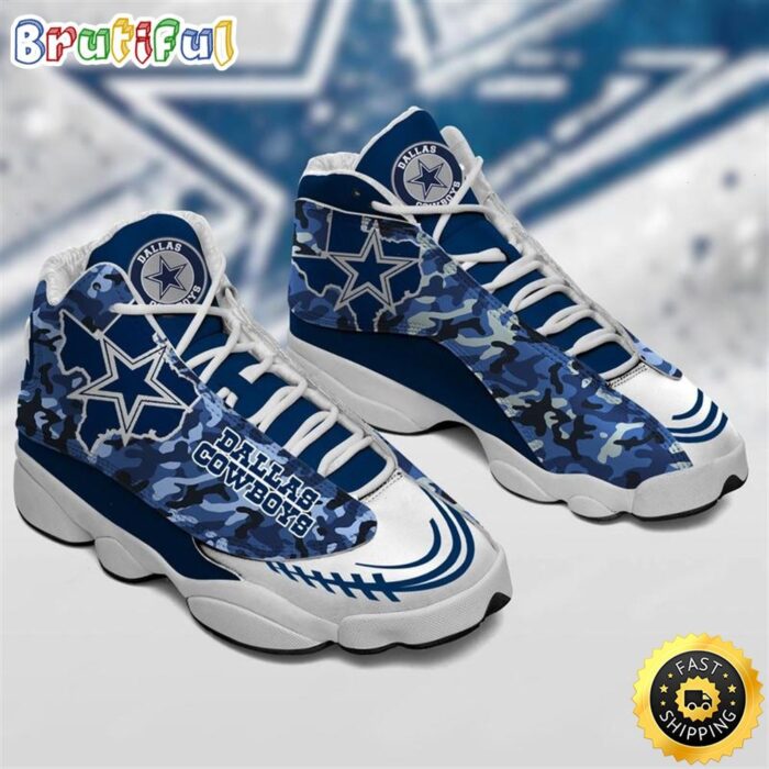 NFL Dallas Cowboys Air Jordan 13 Sneaker Shoes