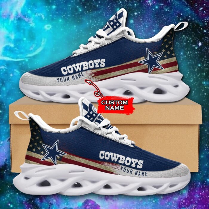 NFL Dallas Cowboys Max Soul Sneaker Custom Name Pod 42 M1RTT