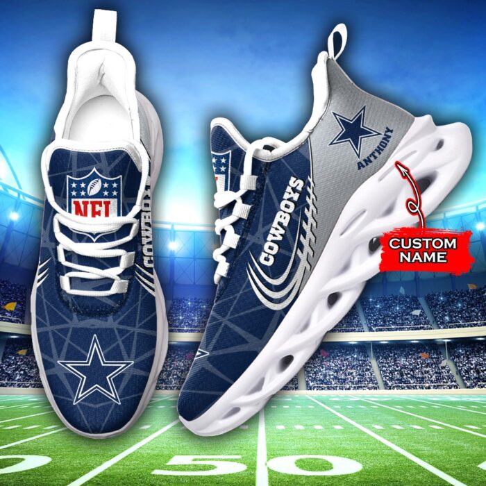 NFL Dallas Cowboys Max Soul Sneaker Custom Name Ver 3