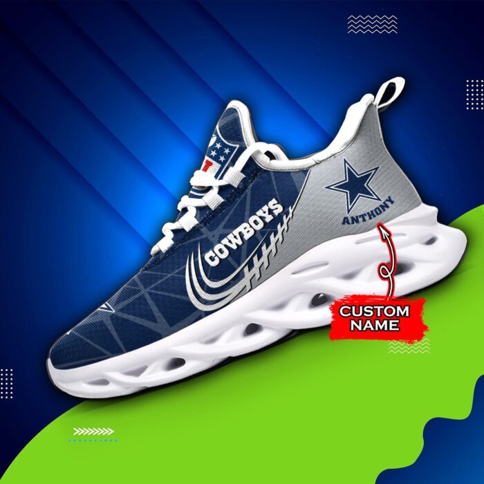 NFL Dallas Cowboys Max Soul Sneaker Custom Name Ver 3