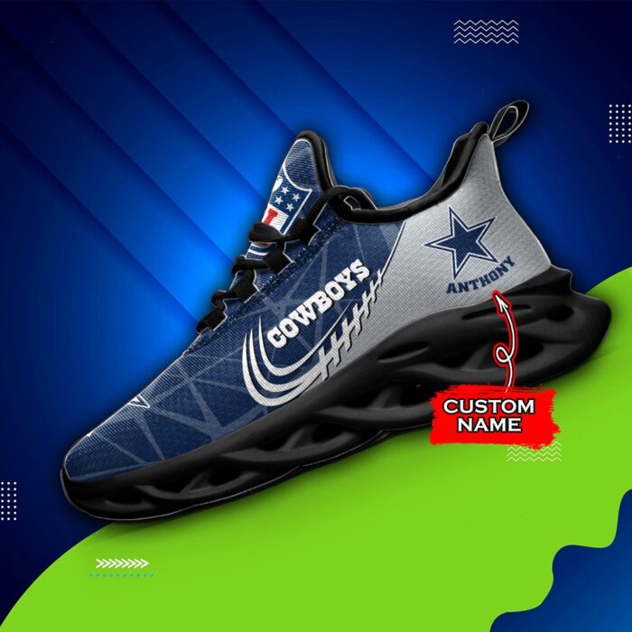 NFL Dallas Cowboys Max Soul Sneaker Custom Name Ver 3