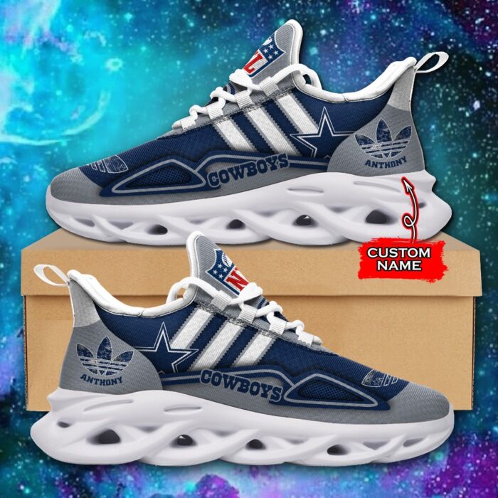 NFL Dallas Cowboys Max Soul Sneaker Custom Name Ver 4