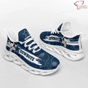 NFL Dallas Cowboys Spoopy Blue Max Soul Shoes Running Sneakers