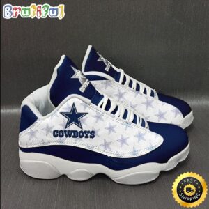 NFL Dallas Cowboys Team Air Jordan 13 Sneaker Shoes